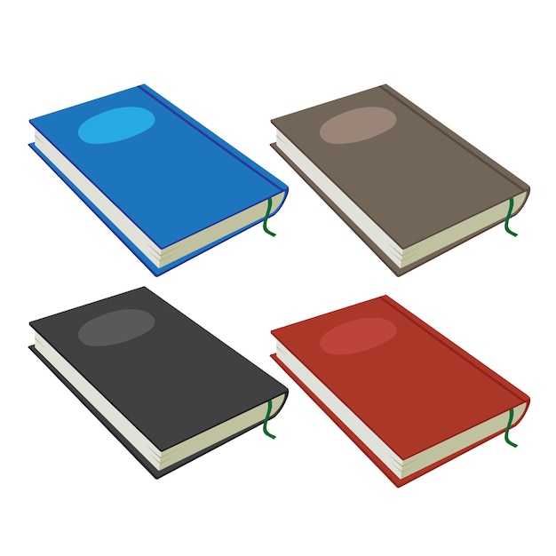 Notebook vector collection design