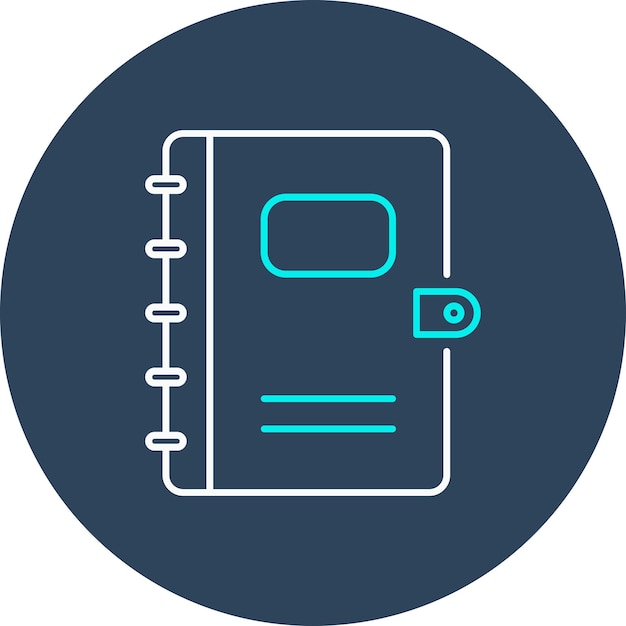 Notebook vector icon Can be used for News and Media iconset