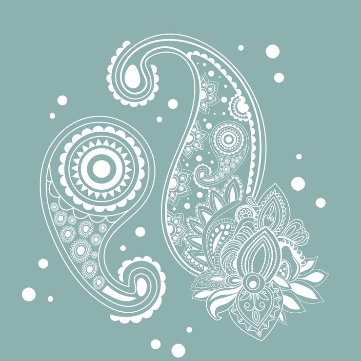 novelty paisley design