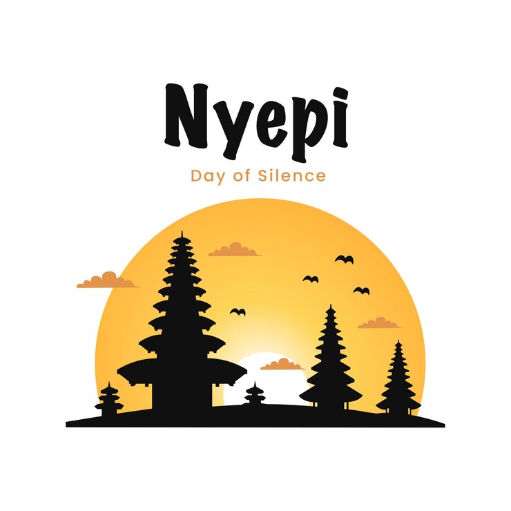 Nyepi Day Balinese Day of Silence Greeting