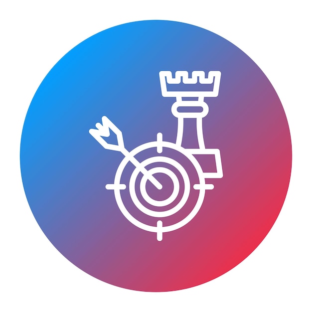 Objective Statement icon vector image Can be used for Curriculum Vitae