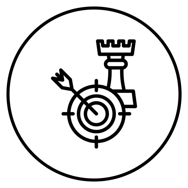 Objective Statement icon vector image Can be used for Curriculum Vitae