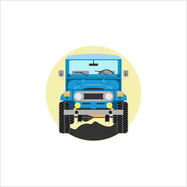 off road car jeep brand logo design