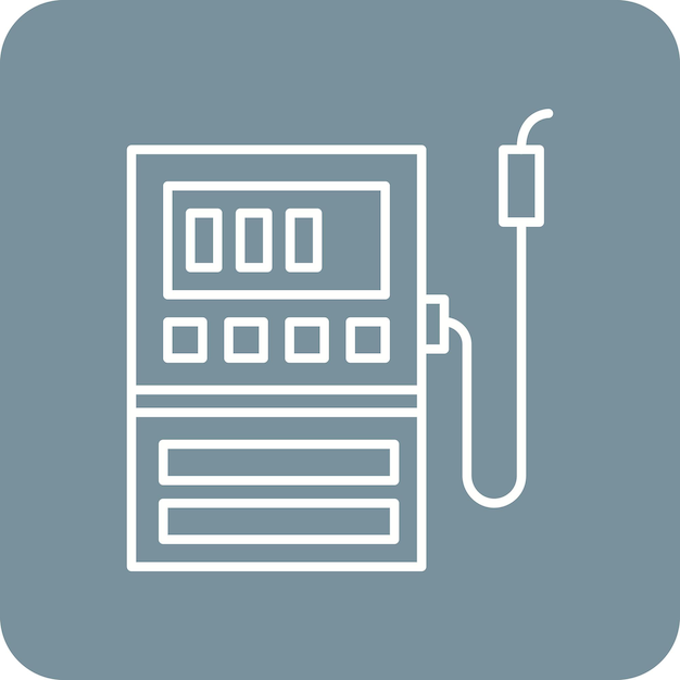 oil pump vector icon can be used for desert iconset