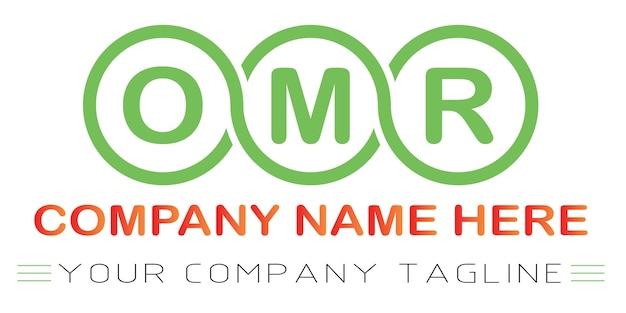 OMR Letter Logo Design