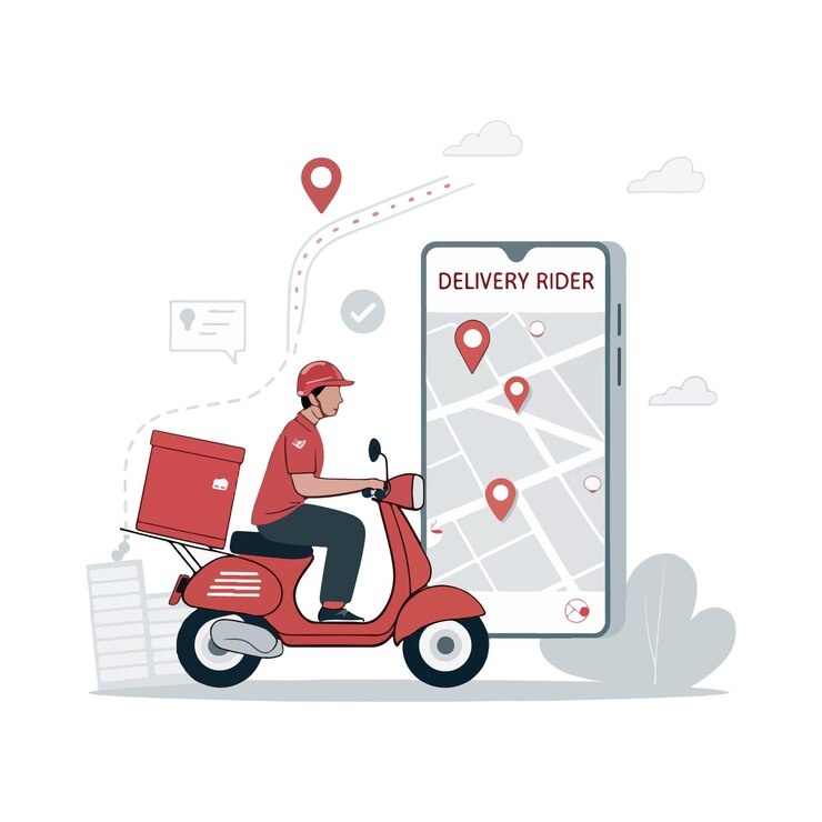 Vector on the way concept vector illustration