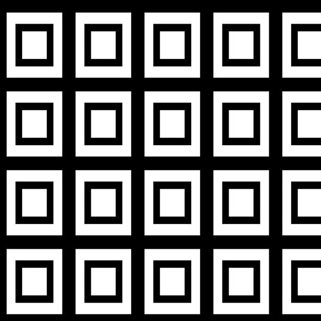 Optical Illusion Black and White Squares