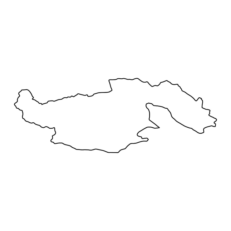 Vector orakzai district map administrative division of pakistan vector illustration