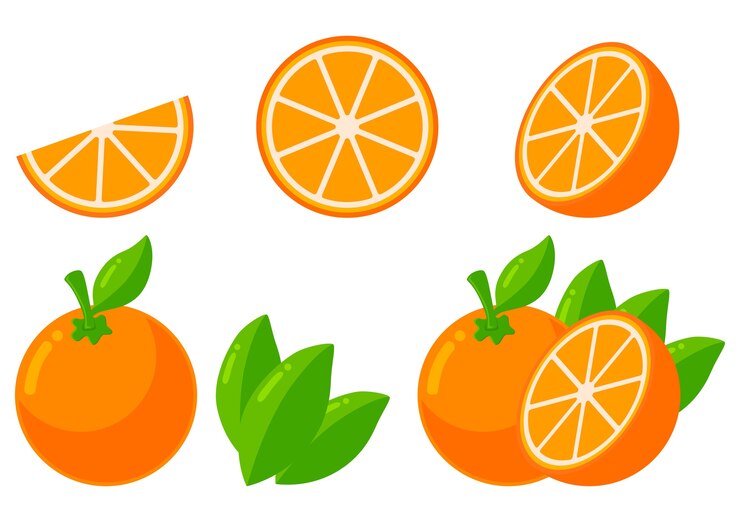 Vector orang fruit set