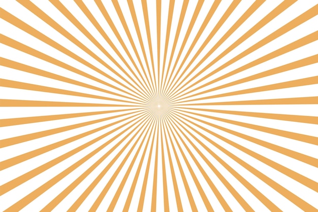 Orange and White Radial Burst Background
