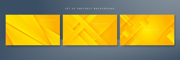Orange yellow abstract background Design for poster template on web backdrop banner brochure website flyer landing page presentation certificate and webinar