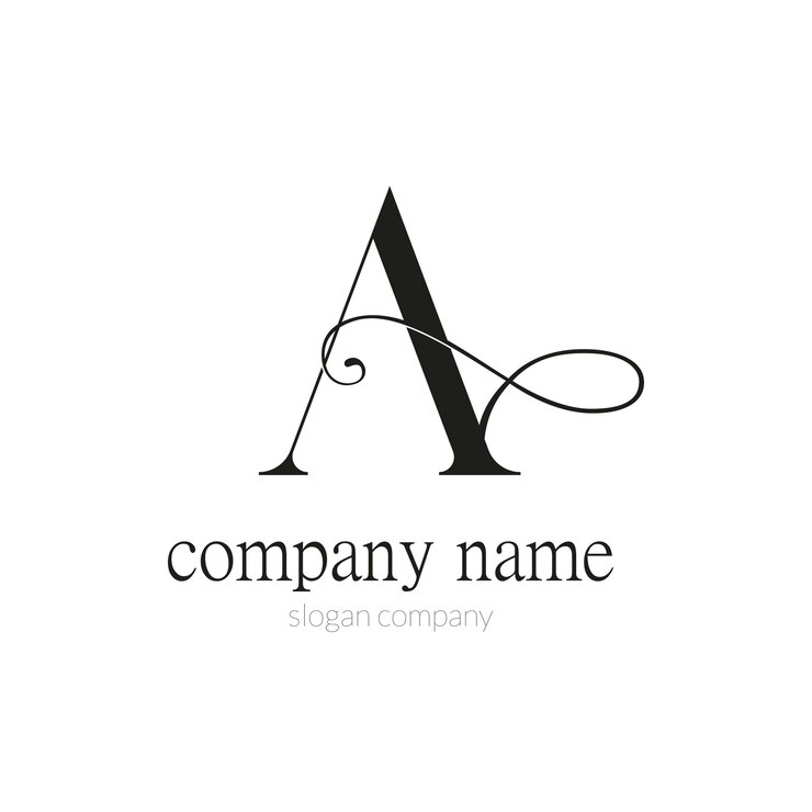 Ornamen logo monogram A