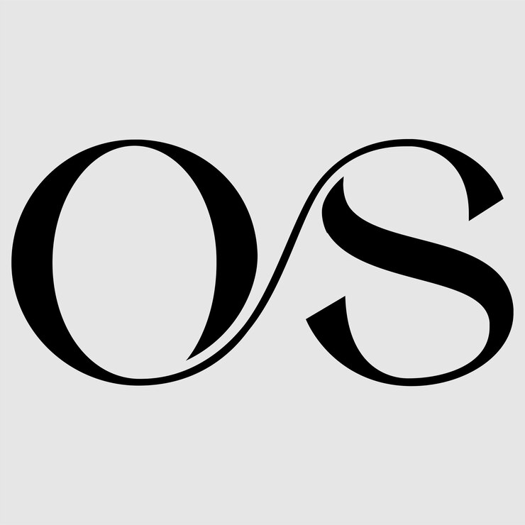 Vector os initial letter logo symbol