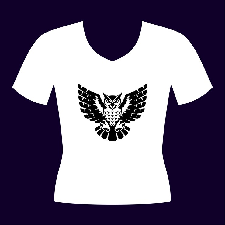 Owl Bird Icon t shirt vector design