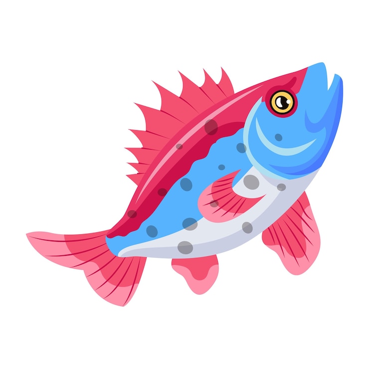 Vector pack of aquatic animals flat icons