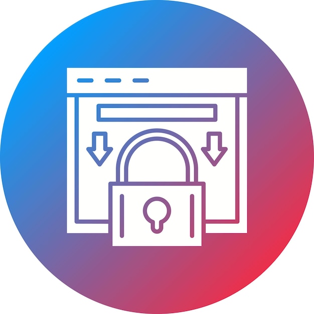 Padlock icon vector image Can be used for Communications