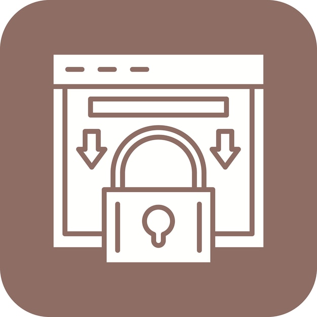 Padlock icon vector image Can be used for Communications