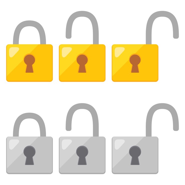 Vector padlock illustration