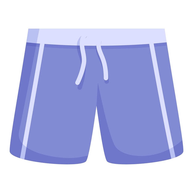 pair of casual blue shorts clipart