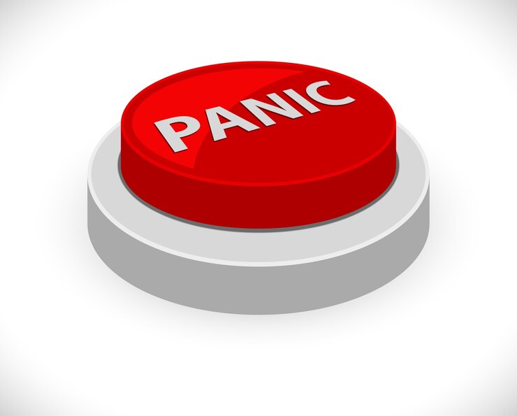 Vector panic red button
