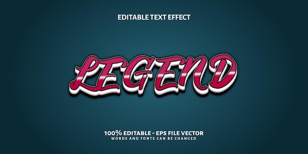 panther 3d text effect editable text effect premium vector
