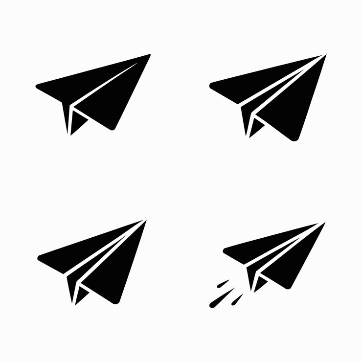 Paper Airplanes in Flight