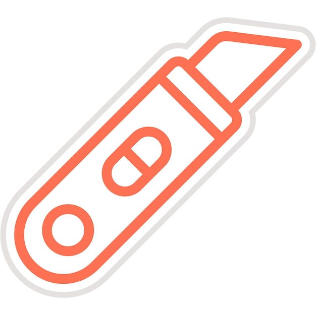 paper cutter vector icon design illustration