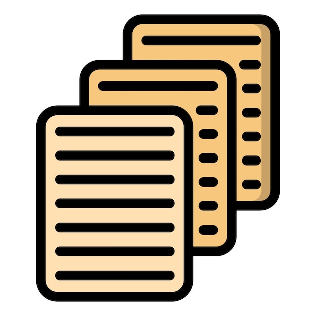 Paper Vector Icon Design Illustration