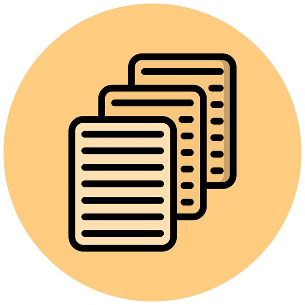 Paper Vector Icon Design Illustration