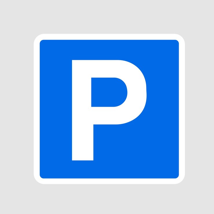 Parking sign vector illustration traffic sign parking symbol logo