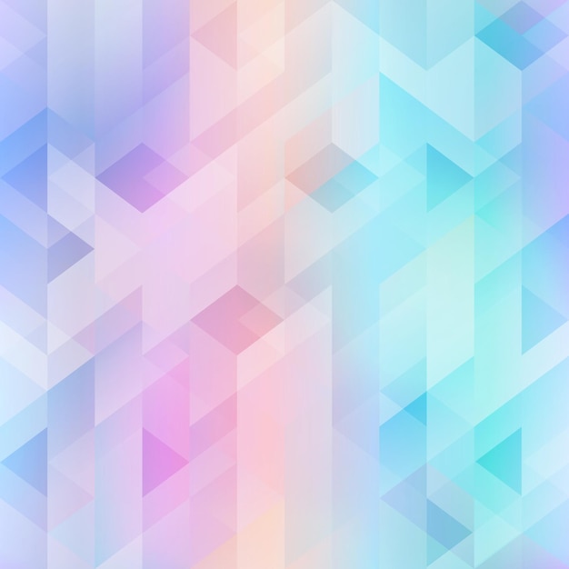 Pastel geometric seamless pattern