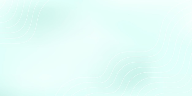 Pastel soft emerald color gradient Green blue blurred abstract sky and water background