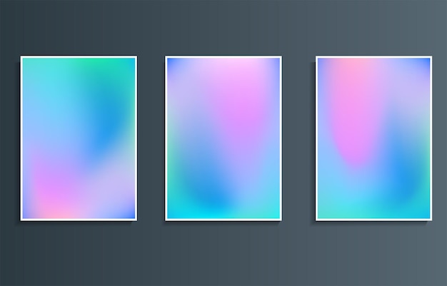Pastel tone purple pink blue gradient defocused abstract photo smooth lines pantone color background