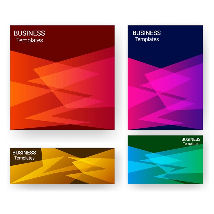Vector patches texture design business templates for print