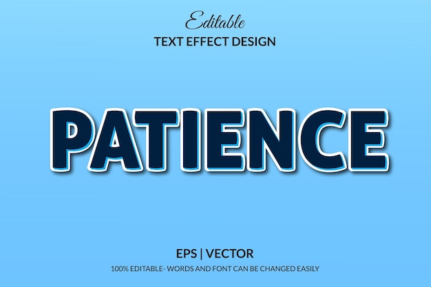 Patience Style Text Effect