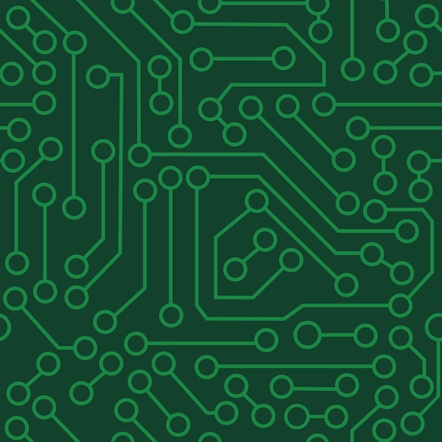 pattern of electronic circuit