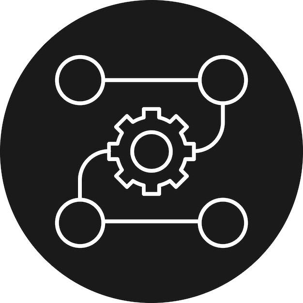 pattern system vector icon can be used for data analytics iconset