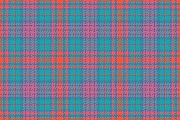 Pattern texture plaid Background seamless fabric Vector textile check tartan