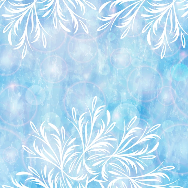Vector pattern with abstract art flower