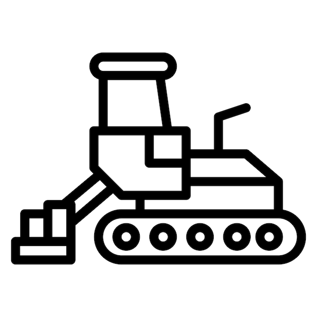 Paver icon vector image Can be used for Construction Vehicles