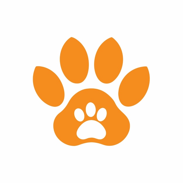 paw logo design concept