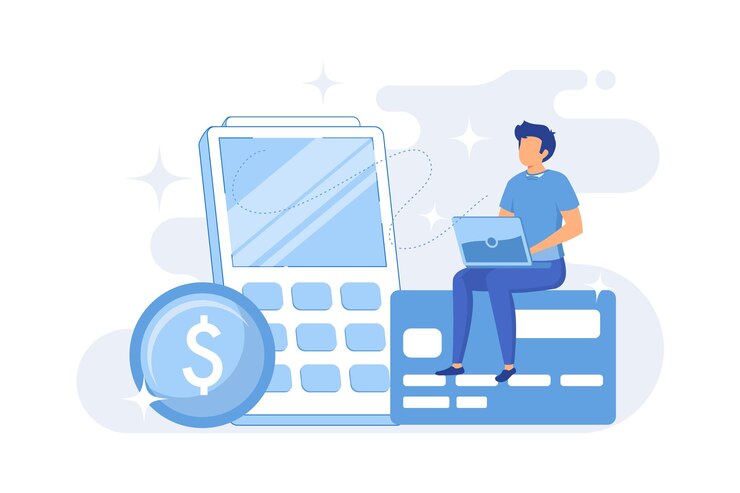 Vector payment options ecommerce website, shopping cart, credit card payment, bank transfer, digital wallet