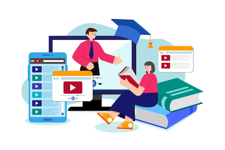 Vector pendidikan digital