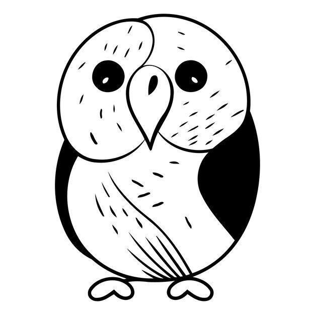 Penguin vector illustration Cute cartoon penguin icon