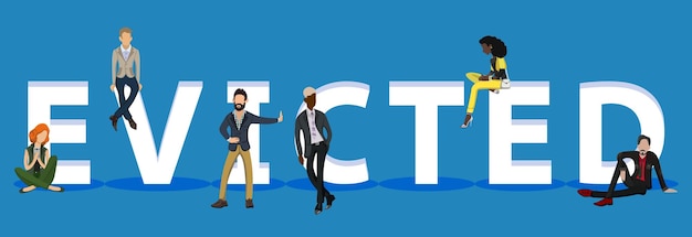 People on Evicted for Web Mobile App Presentations
