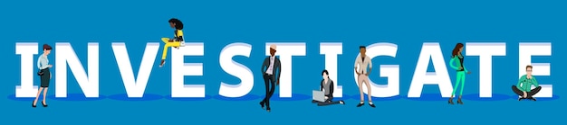 People on Investigate for Web Mobile App Presentations