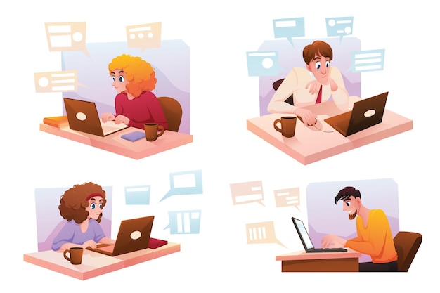 People used Social communication via the Internet by smartphone