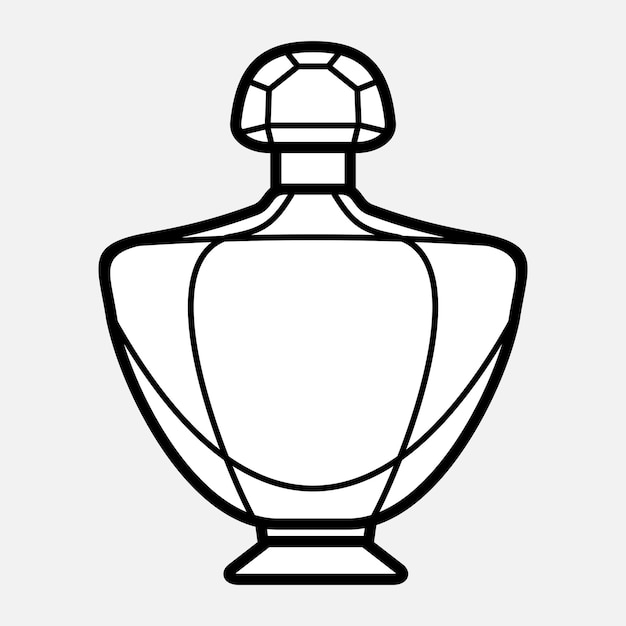 perfume bottle vector icon