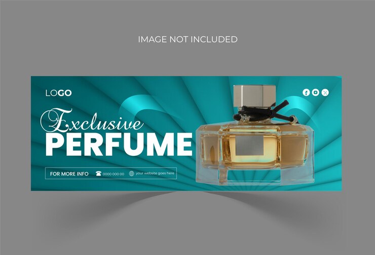 perfume sale facebook cover design or web banner design