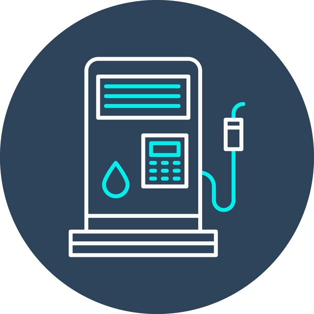 petrol vector icon can be used for nuclear energy iconset